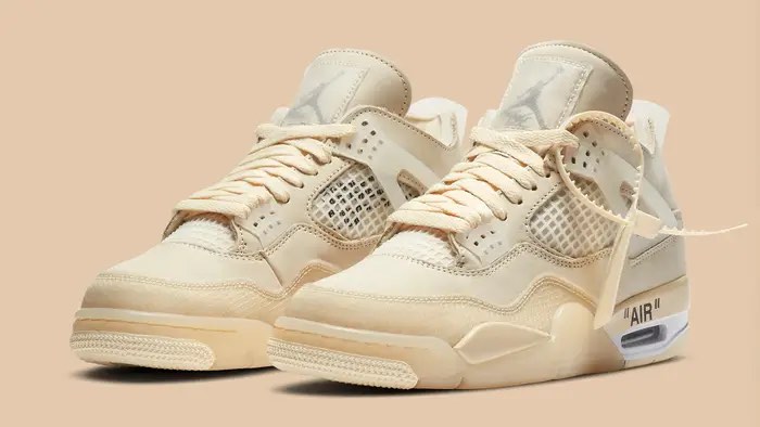 Nike air jordan cheap 4 off white