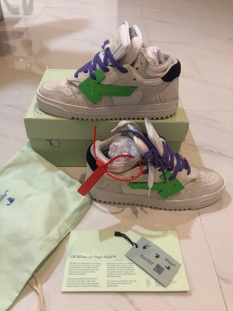 Off white off court low online
