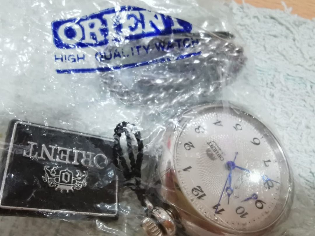 ORIENT Pocket Watch CDD00001W, Luxury, Watches on Carousell