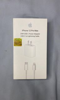 Original iPhone charger 20W adapter and type c cable fast charger