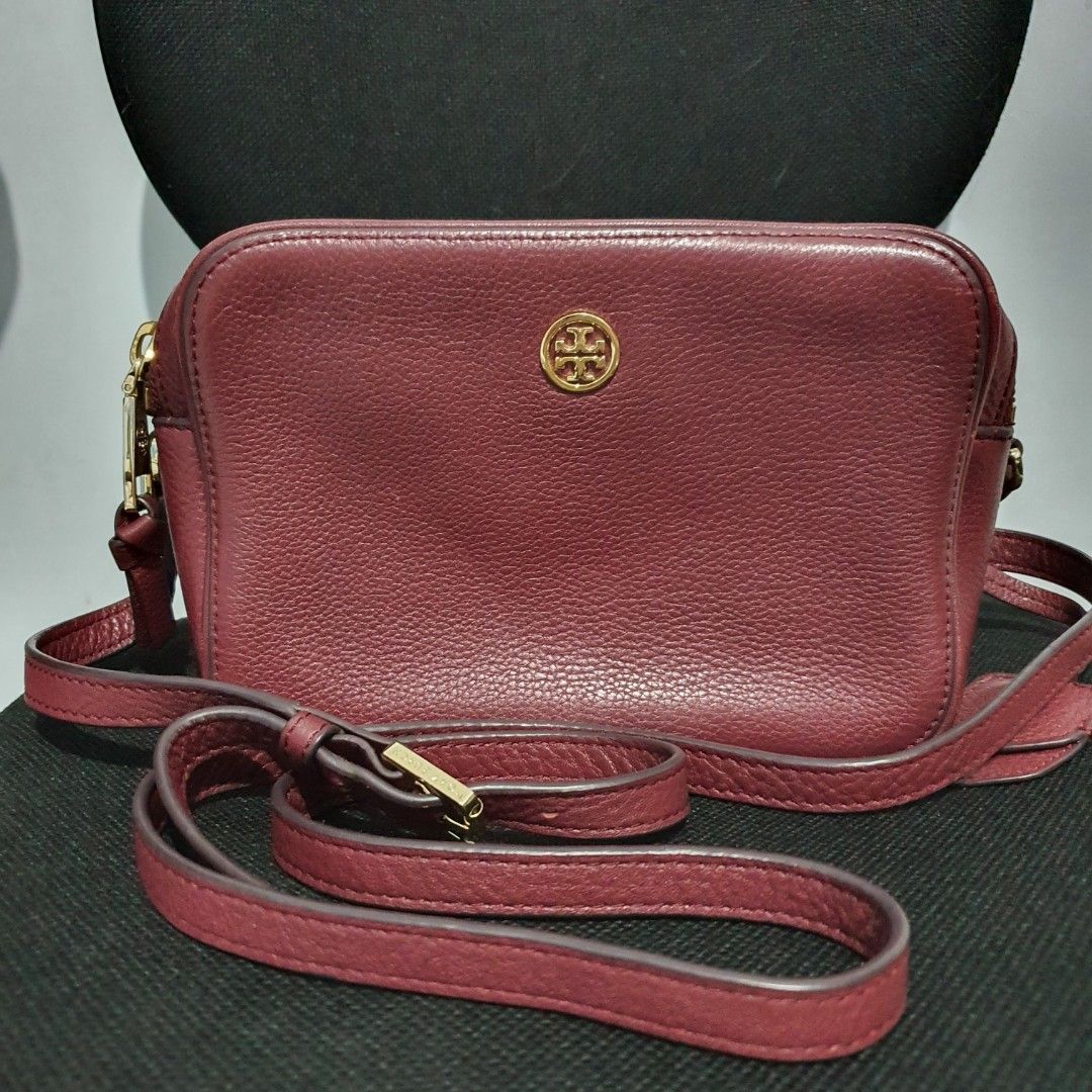 Tory Burch red bucket bag, Women's Fashion, Bags & Wallets, Cross-body Bags  on Carousell