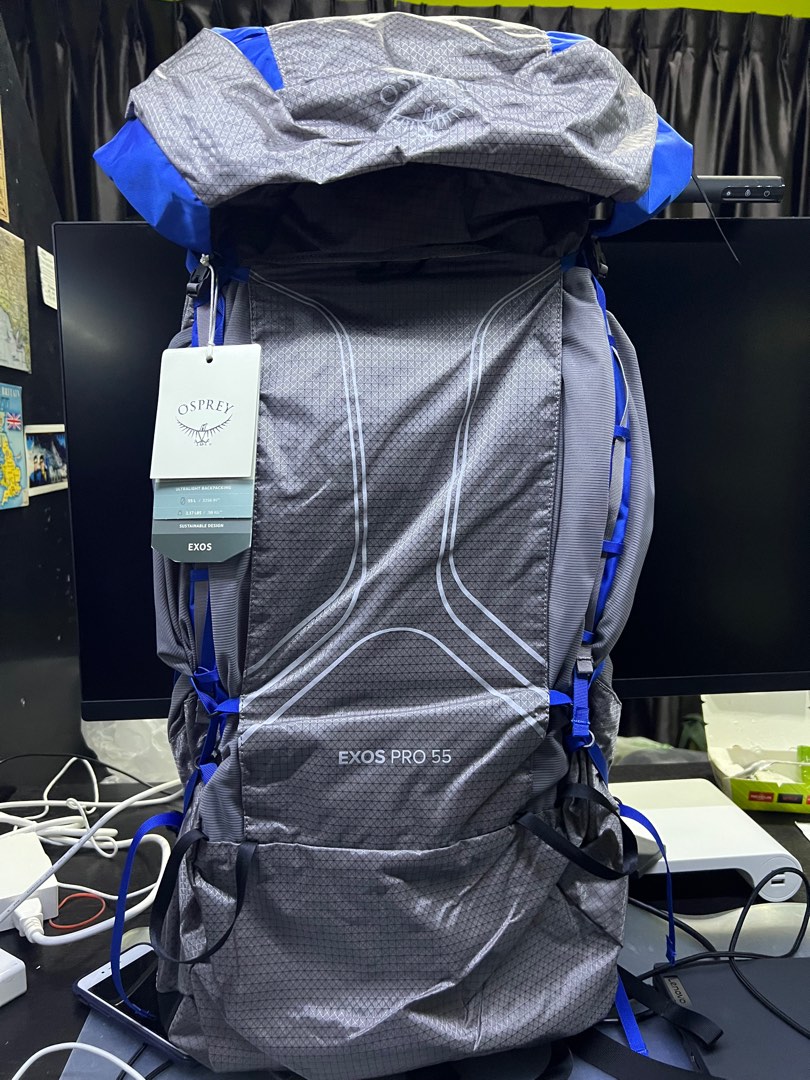 Osprey Exos Pro 55 L XL Men s Fashion Bags Backpacks on Carousell