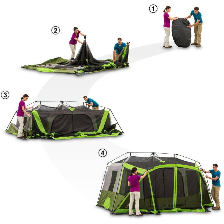Ozark Trail Instant Tent 9 person instant tent 2min setup