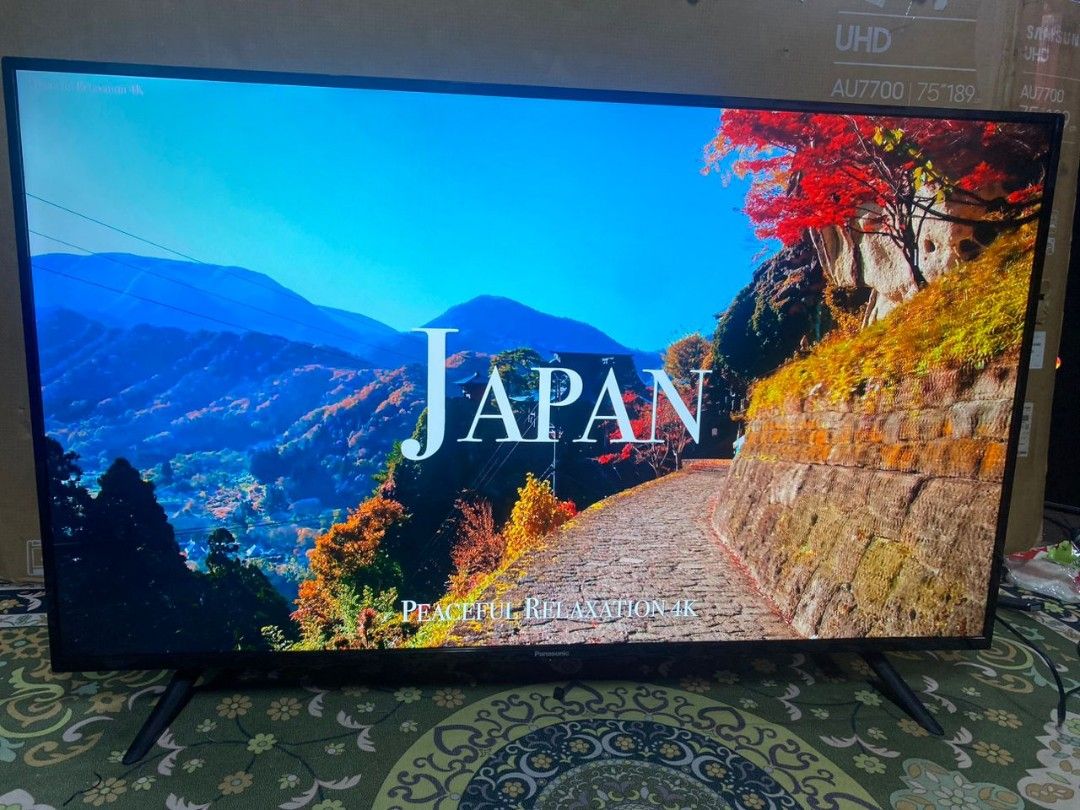 Panasonic smart tv 4k 55 inch, TV & Home Appliances, TV & Entertainment, TV on Carousell