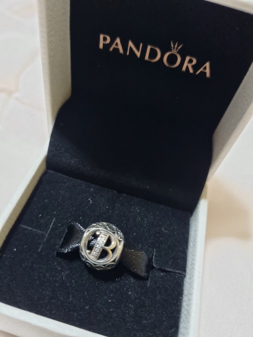 Letter b discount pandora charm