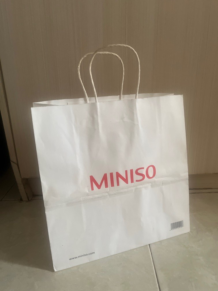 Paper bag miniso