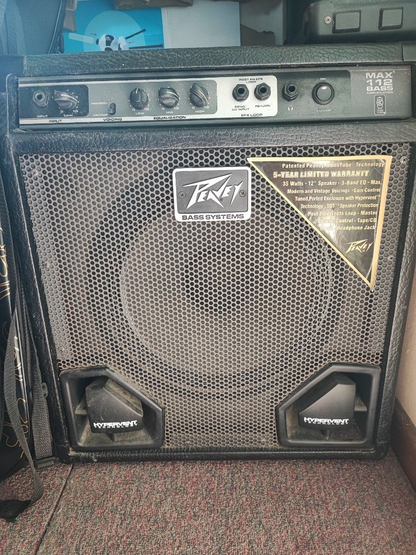 Peavey max 112 bass amp, Audio, Soundbars, Speakers & Amplifiers on