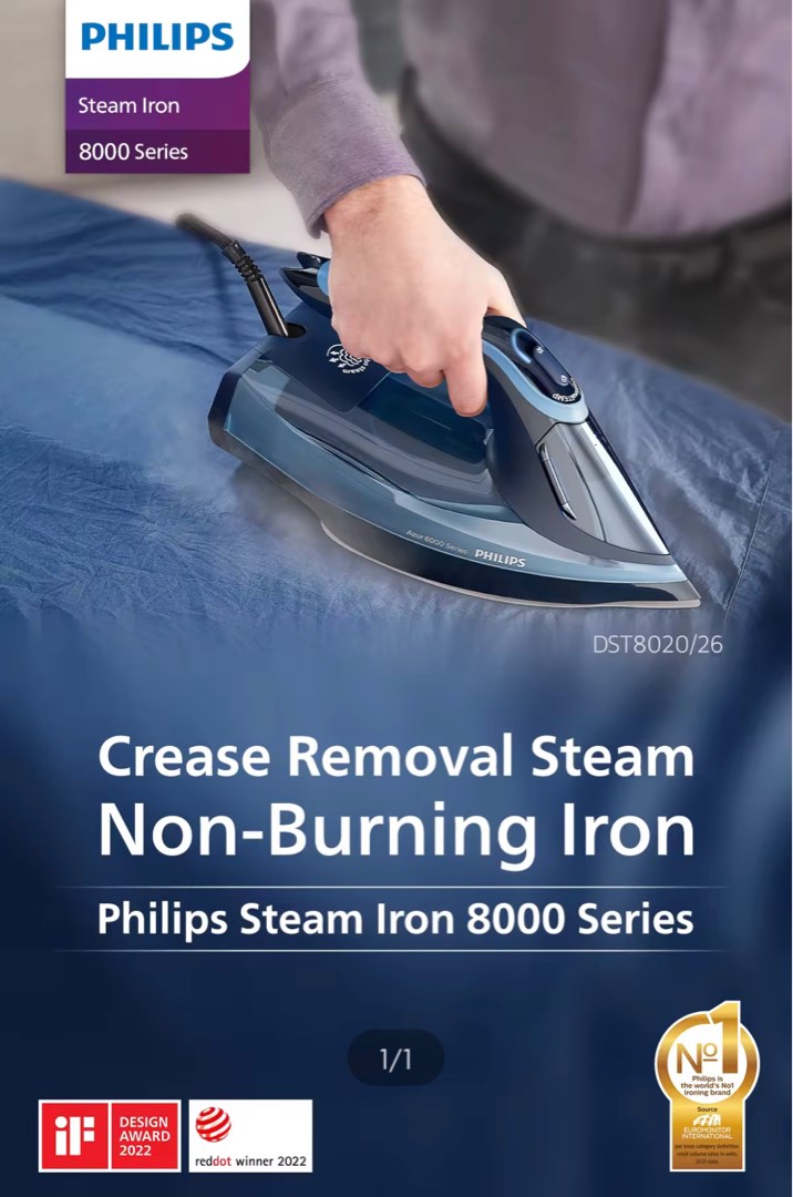 Philips azur store iron not steaming