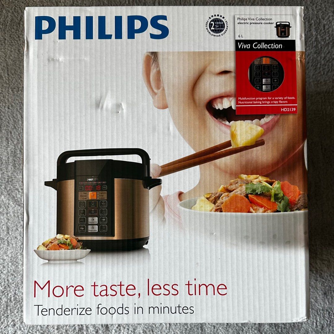 PHILIPS Electronic Pressure Cooker HD2139/62 Viva Collection