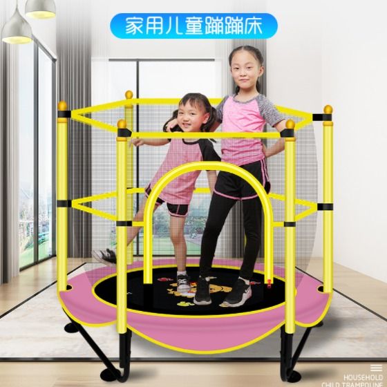 Pink baby trampoline online