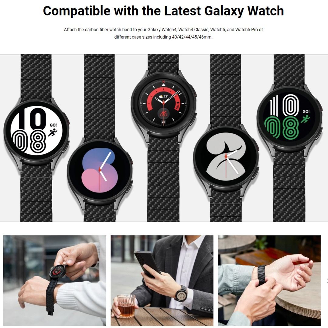 Galaxy Watch4 Classic&PITAKA Carbon bund | nate-hospital.com