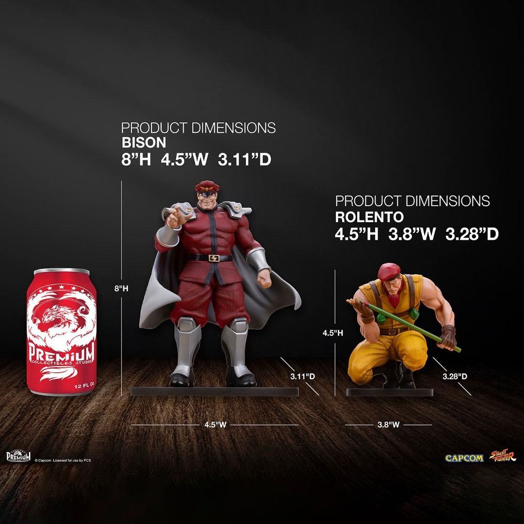 [PO] Sideshow 906770 Street Fighter: M. BISON & ROLENTO Collectible Set ...