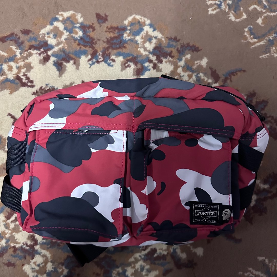 Porter X BAPE Waist Bag, Men's Fashion, Bags, Sling Bags on Carousell