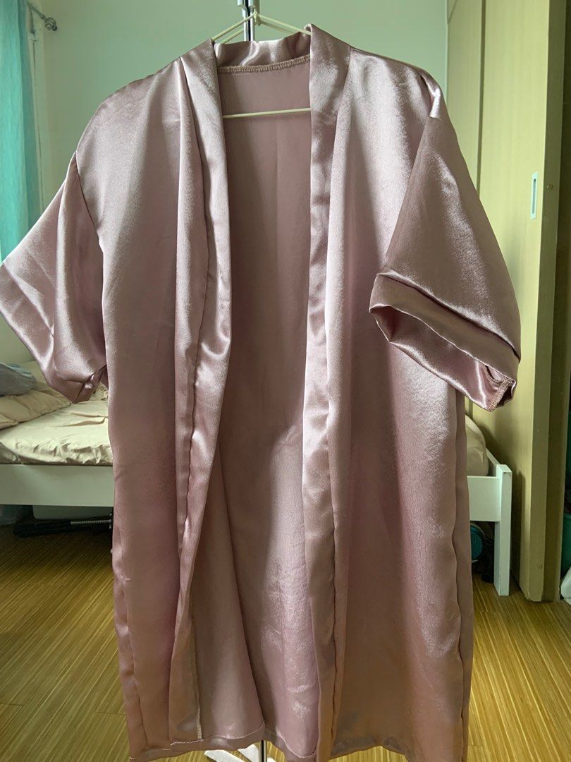 Thick silk robe best sale