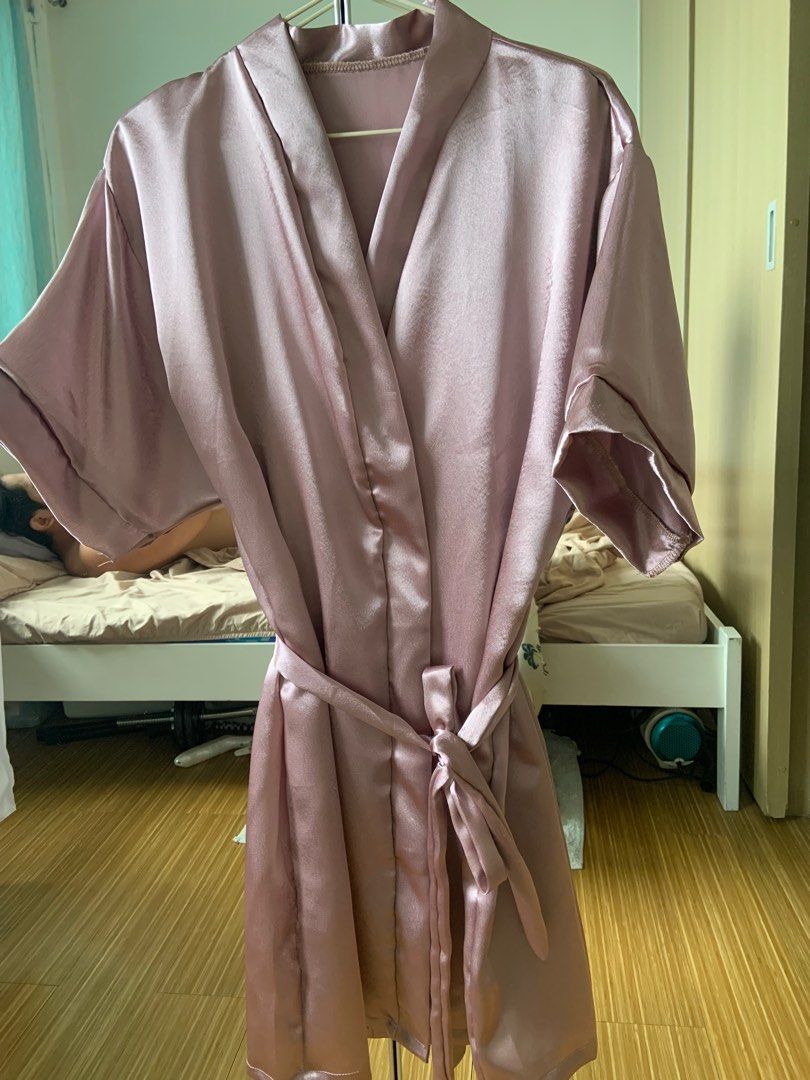 Thick hotsell silk robe