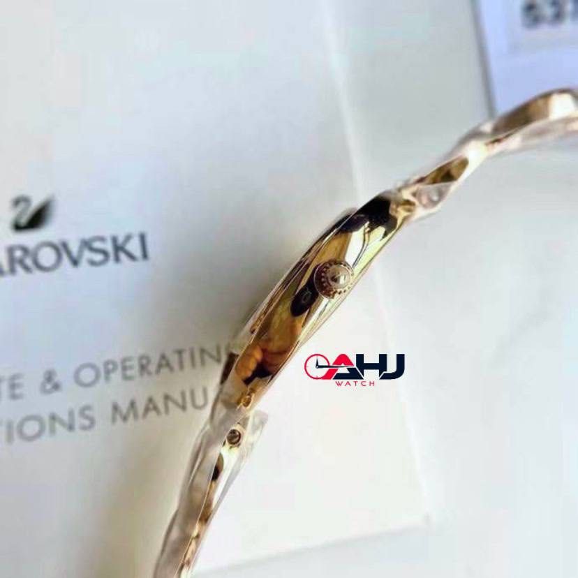 PREORDER ORIGINAL SWAROVSKI STELLA DARK GRAY DIAL ROSEGOLD