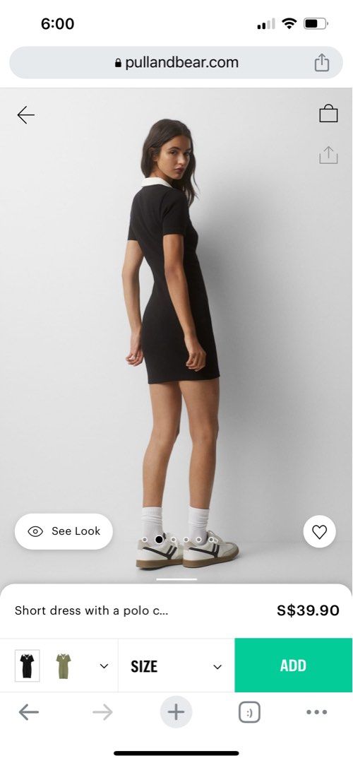 Pull Bear Polo Dress