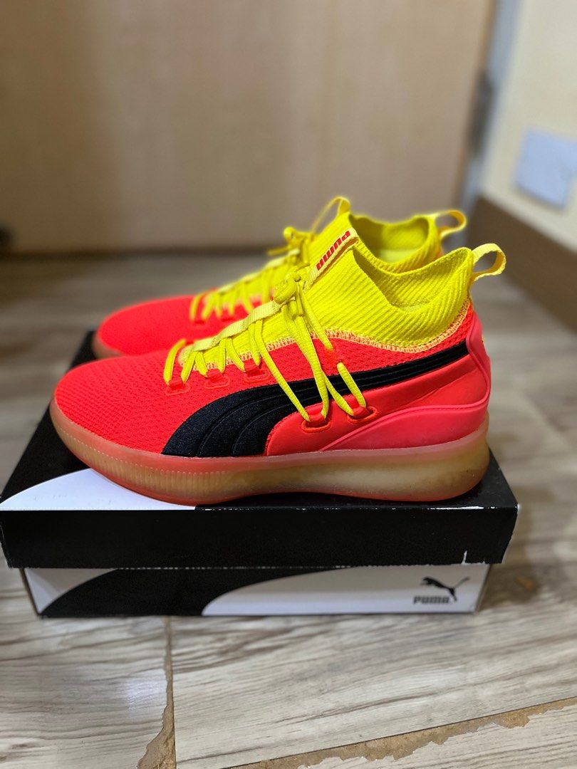 Puma clyde court disrupt orange shop