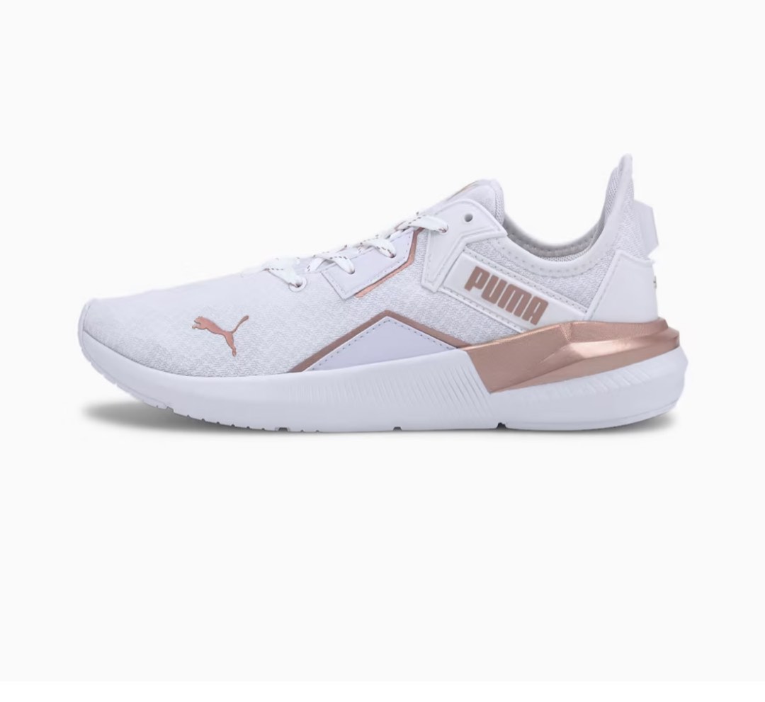 Puma rose gold metallic shoes sales