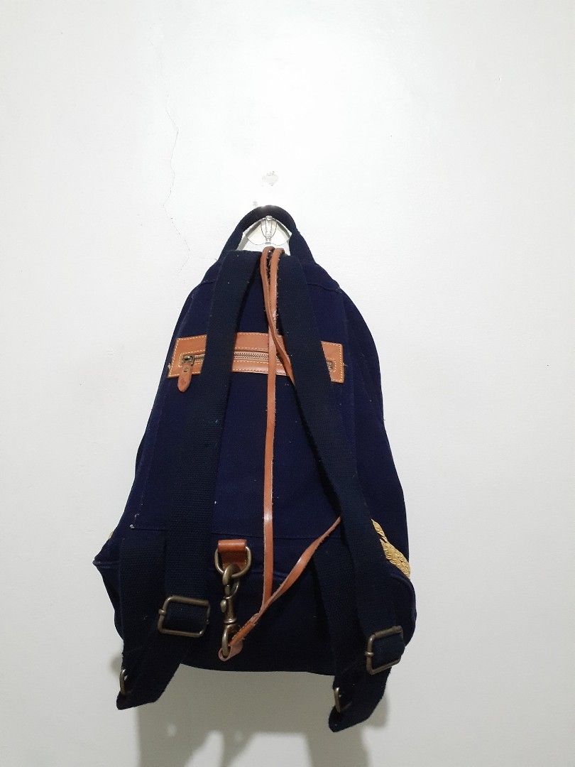 Ralph Lauren Denim Ruck Sack Bag W/Belt, Men's Fashion, Bags