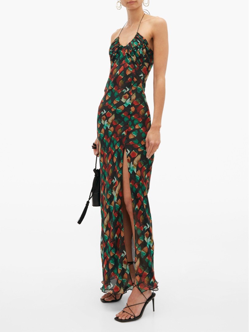 Rat and clearance boa silk dress