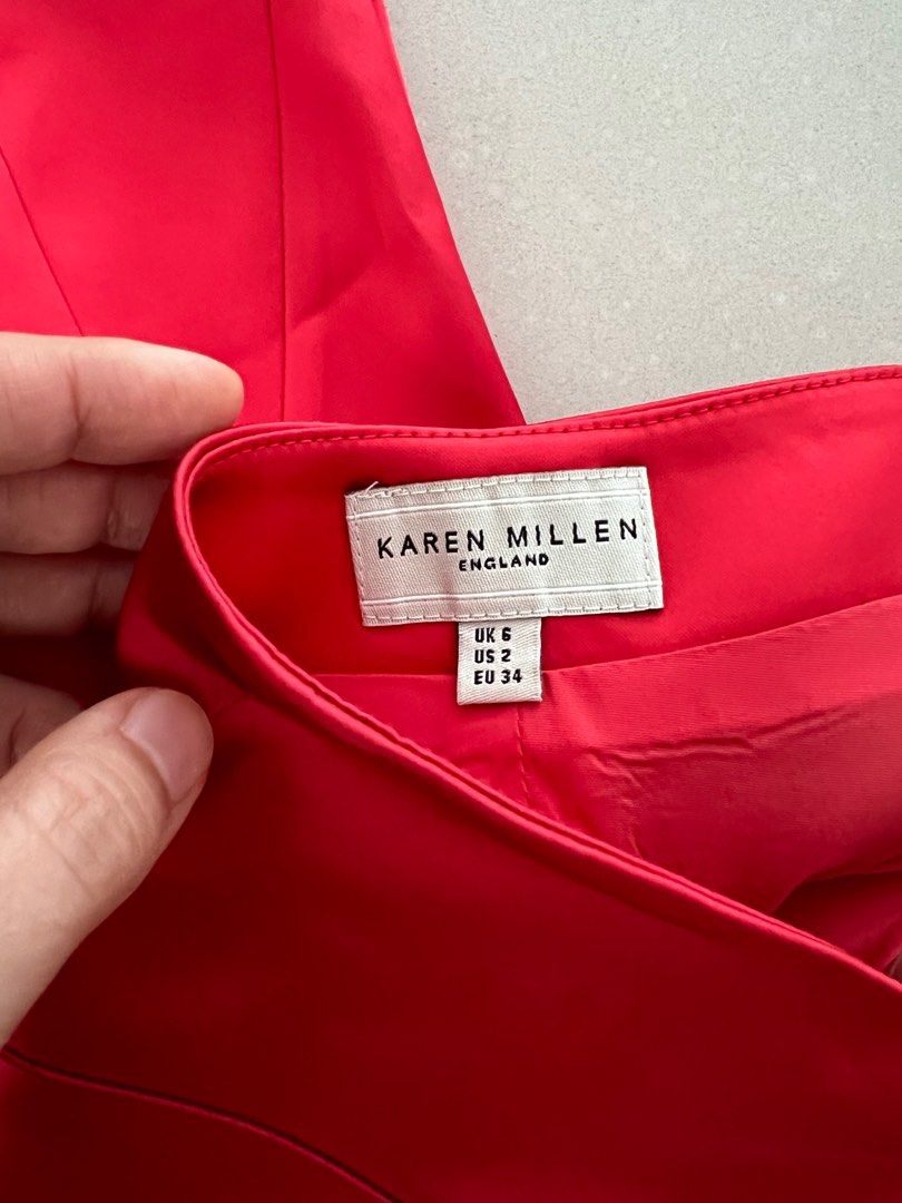 Red silk dress Women s Fashion Dresses Sets Dresses on Carousell
