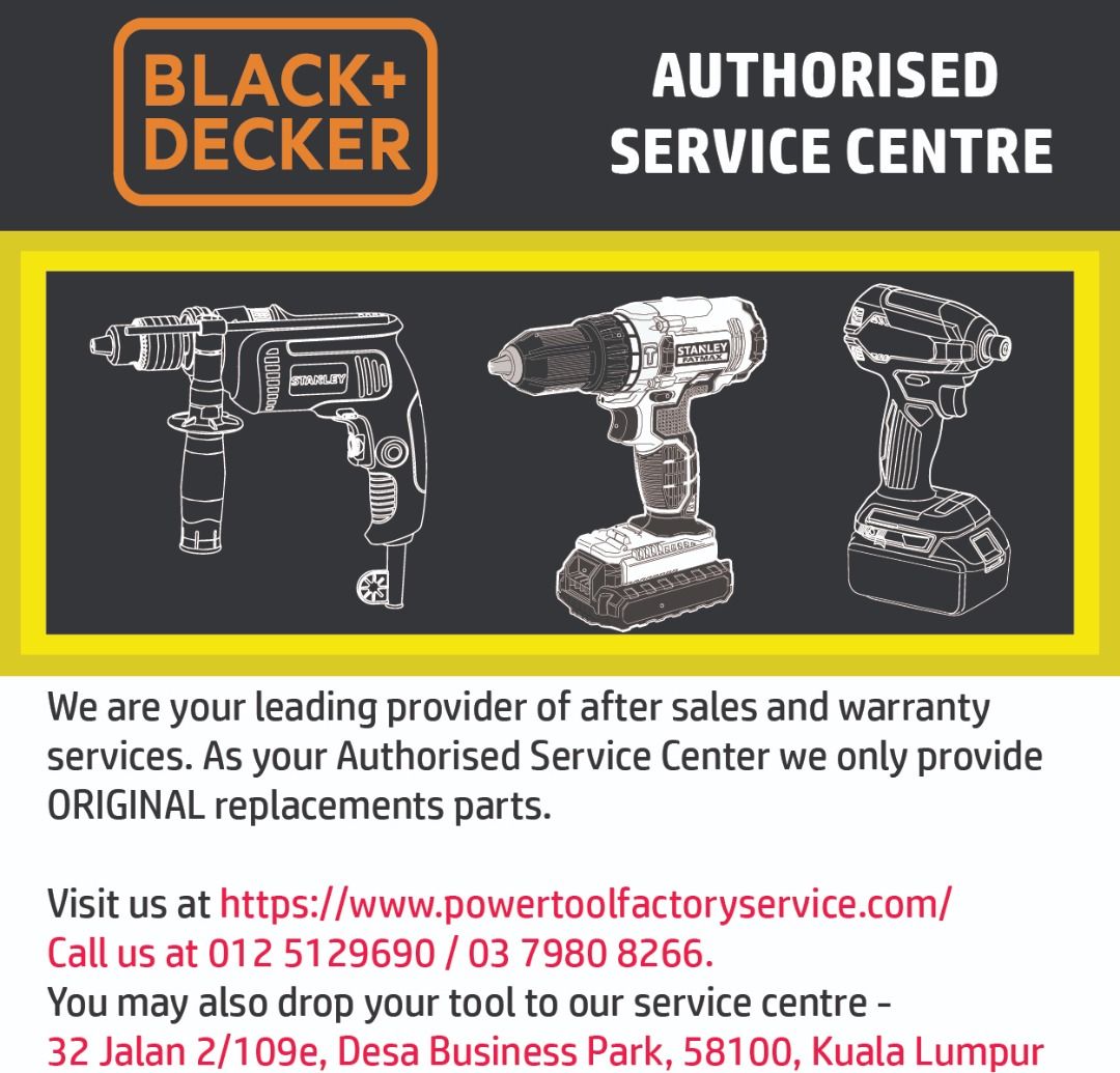 Black and discount decker drill repair