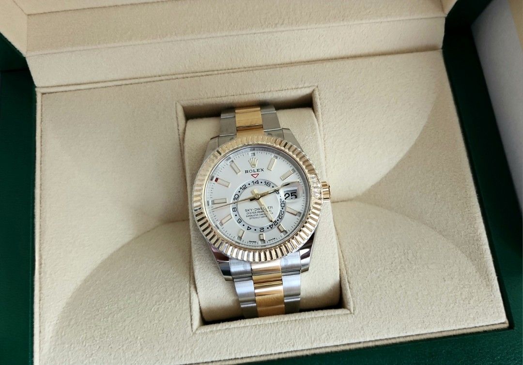 Buy rolex hotsell sky dweller steel