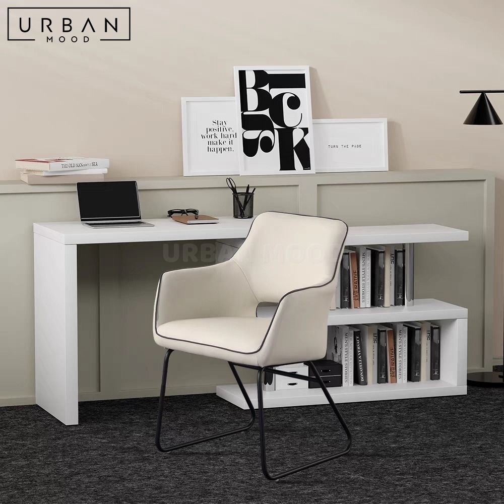 Modern study shop table and chair