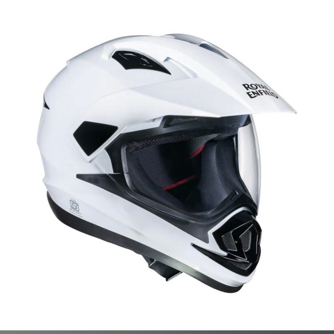 Royal Enfield Escapade Gloss White Helmet Motorcycles Motorcycle