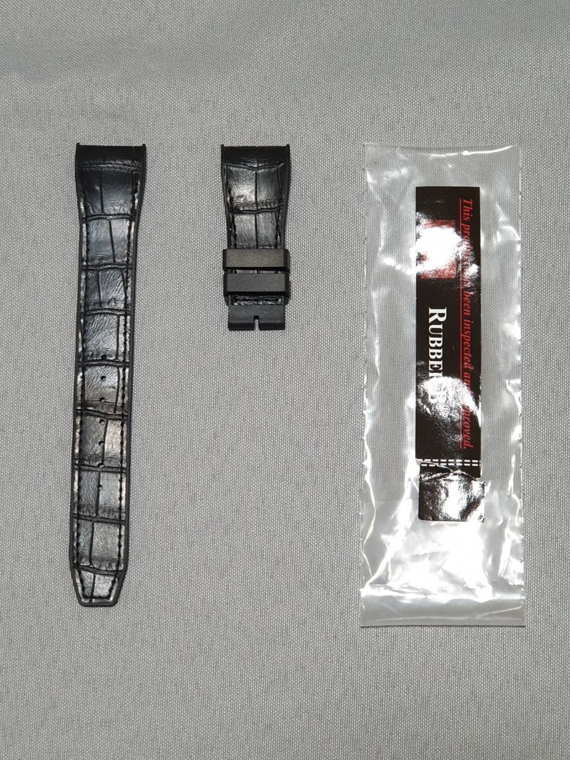 Rubber B Strap for IWC Big Pilot 46mm SwimSkin Alligator FIXED PRICE Men s Fashion Watches Accessories Watches on Carousell