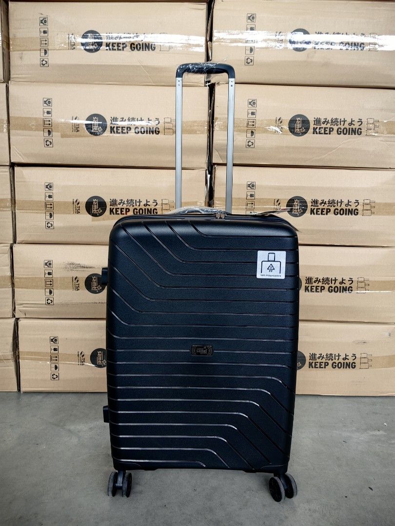 SAMEL 24inch PP Luggage Unbreakable Blue, Hobbies & Toys, Travel
