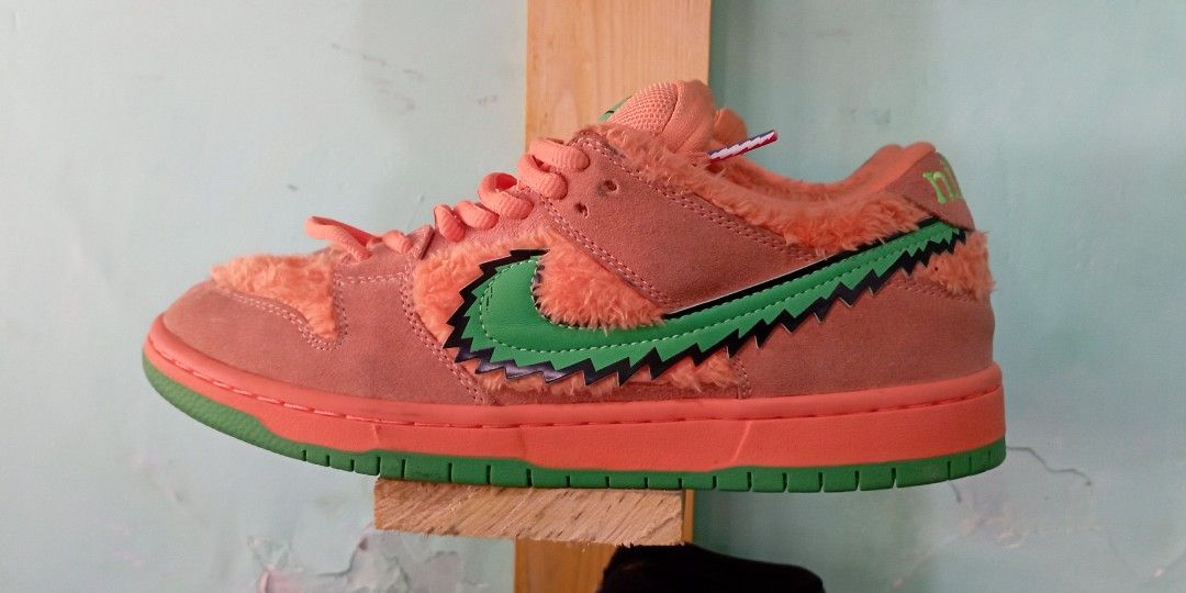 Sepatu Dead Bears Sb Sepatu Nike Dunk Yellow Grateful Dead Bear