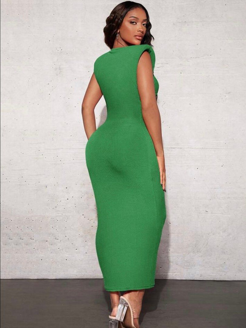 bodycon below knee dress Baltic Born Womens Weyland Bodycon Midi Dress | Black | Color: Black