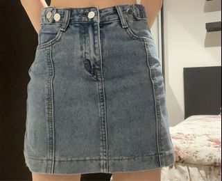 Short Denim Skirt / Rok Jeans / Rok Denim