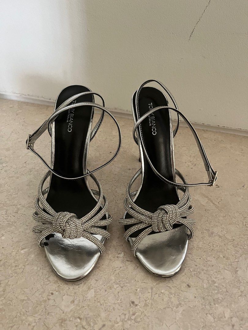 Very silver sandals on sale
