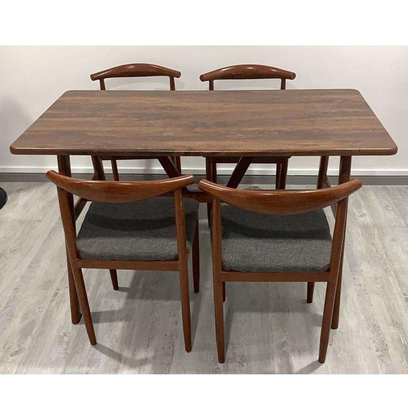 Simple affordable dining table set reception desk study table ...