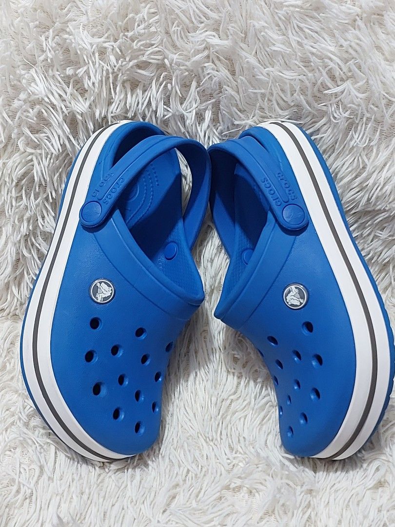 Size j3 21 1 2 cm original preloved crocs for kids
