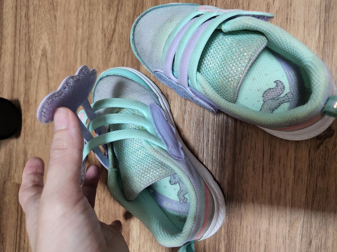 Girls unicorn tennis shoes discount
