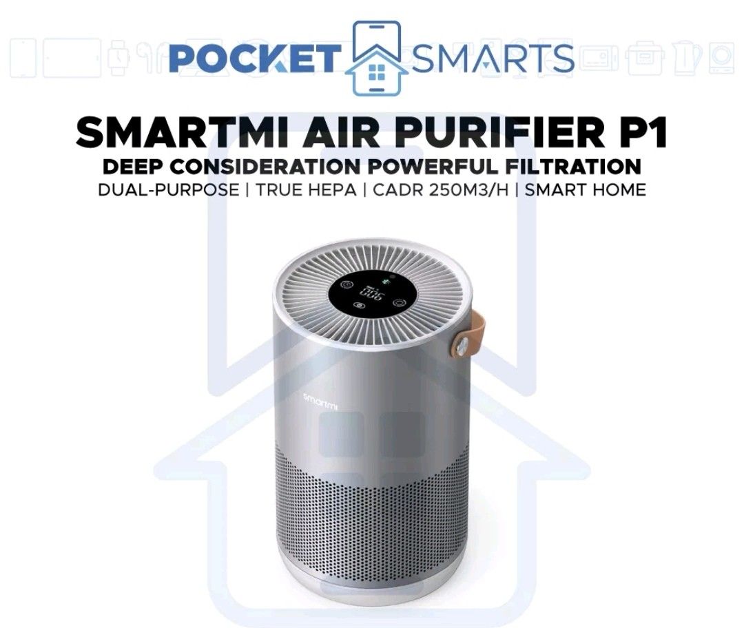 Smartmi Air Purifier P1, TV & Home Appliances, Air Purifiers