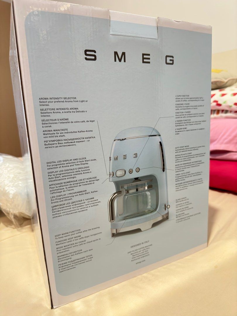 Smeg Drip Coffee Machine Free Delivery, TV & Home Appliances, Kitchen