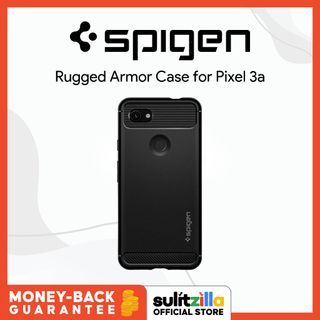 Spigen Rugged Armor for Google Pixel 3a - Matte Black