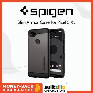 Spigen Slim Armor Case for Google Pixel 3 XL Case - Gunmetal