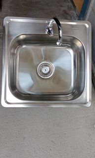 Square type stainless steel sink