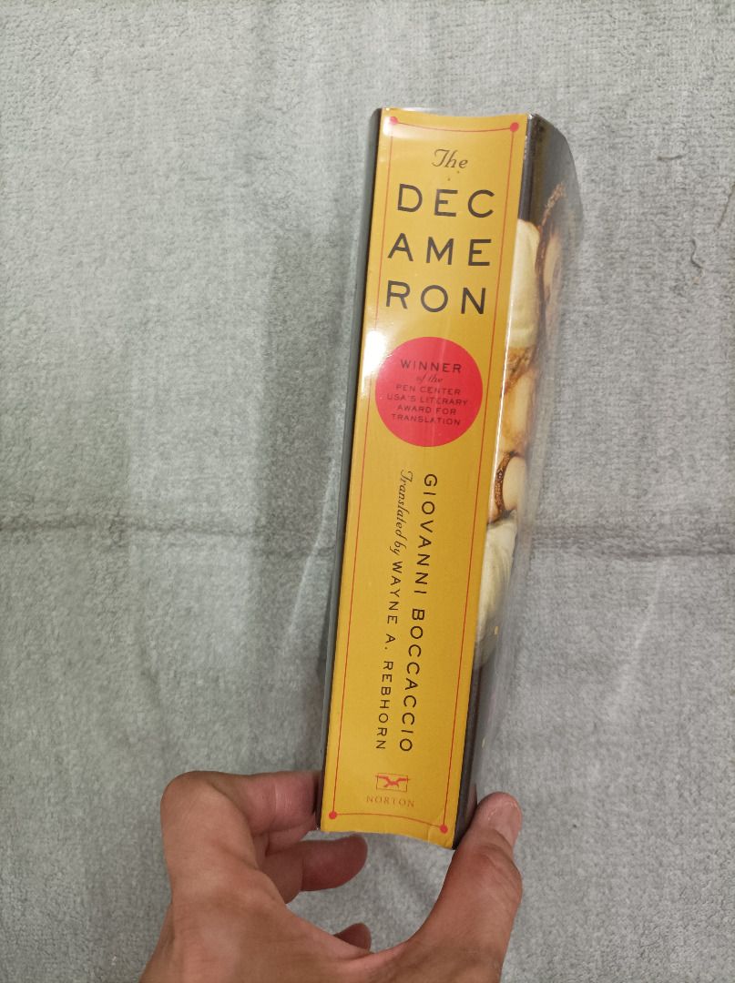 The Decameron (Giovanni Boccaccio) (Category: Storybooks) located in Quezon City. Submitted by carou14854 (Listing ID 1245539100, Image 3). Description: (Please see photos). Personal collection. RFS: Destash. MOP: Bank Transfer (Metrobank. BDO). GCash MOD: LBC, LBC-COP ✅ Buyer shoulders SF Am usually offline. Expect reply within 24 hours. May sms/text for faster transaction. No calls please..