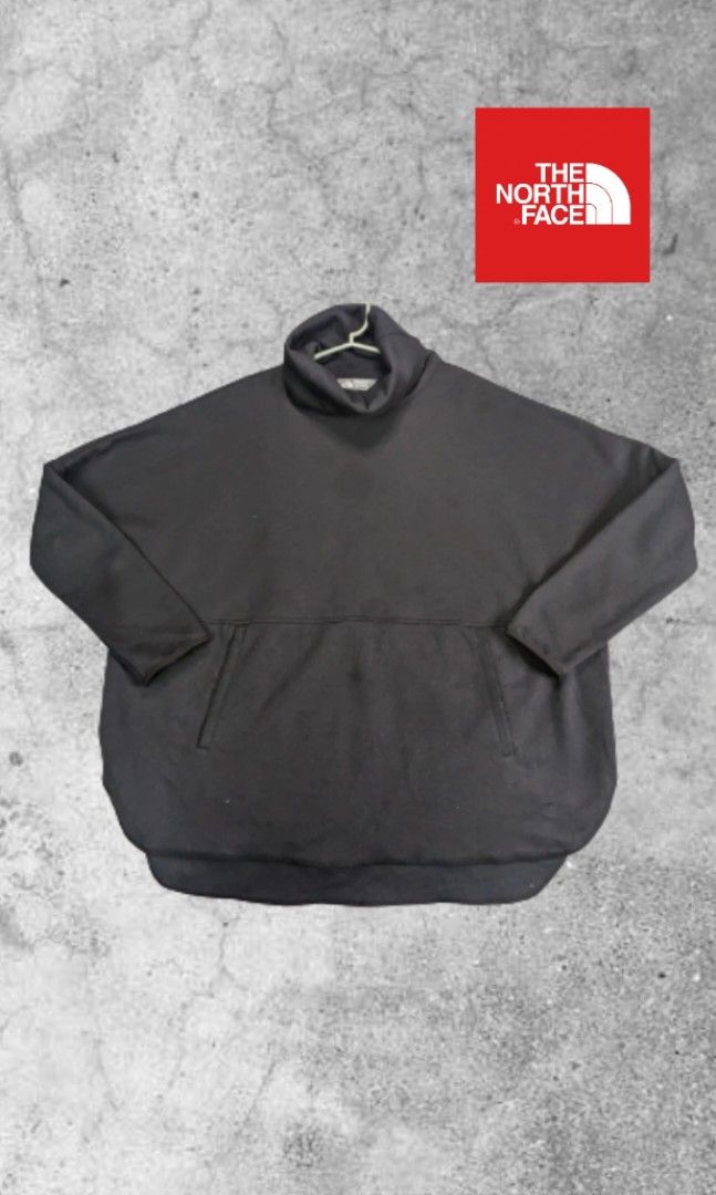 THE NORTH FACE TNF Womens Cozy Slacker Poncho Jacket Black Size