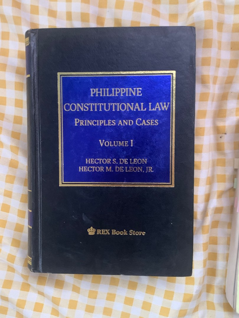 The Philippine Constitutional Law Vol 1, Hobbies & Toys, Books & Magazines, Textbooks on Carousell