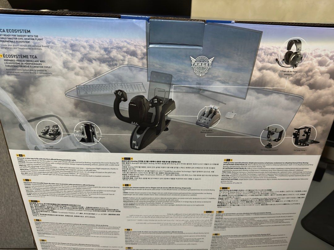 Thrustmaster TCA Yoke Boeing Edition + Bravo Throttle