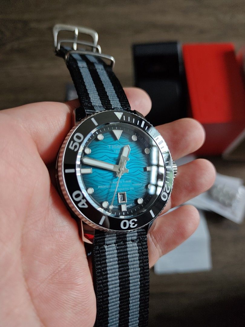 FSOT Tissot Seastar 2000 professional powermatic 80 diver s watch
