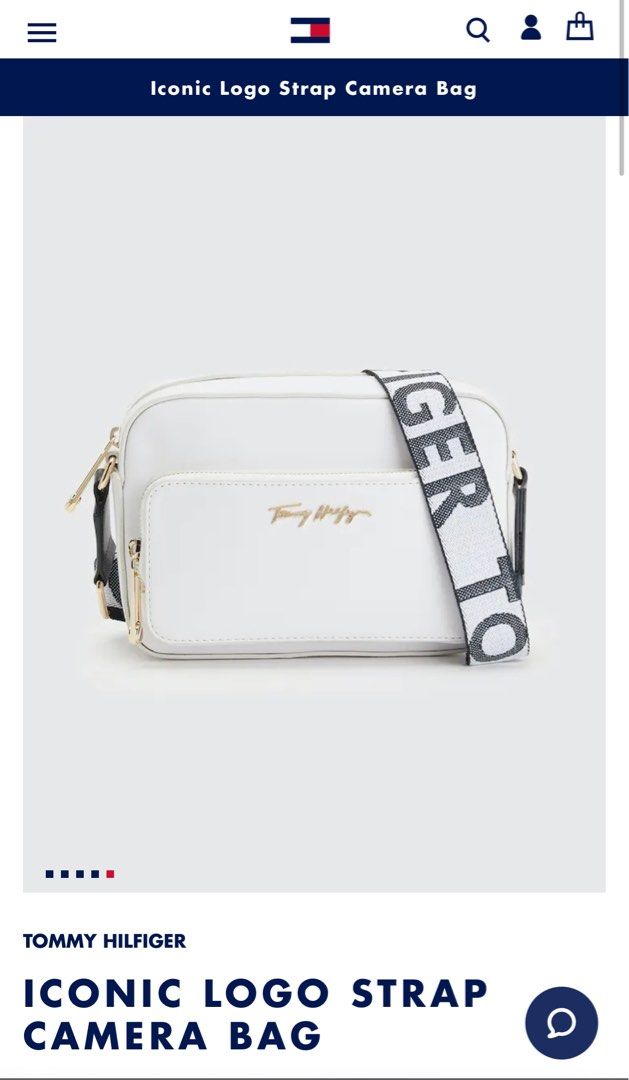Tommy Hilfiger Iconic Logo Strap Camera Bag on Carousell